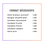 Box découverte fondants