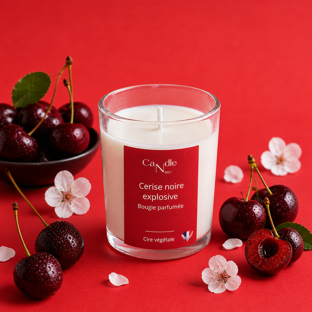 Bougie parfumée "l'authentique" - Cerise noire explosive