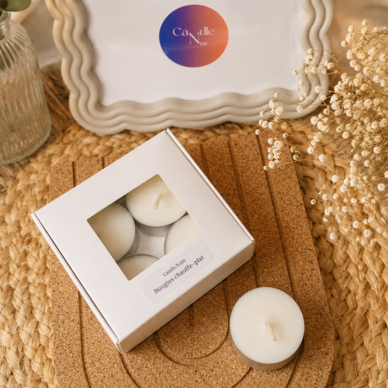 Bougies chauffe-plat