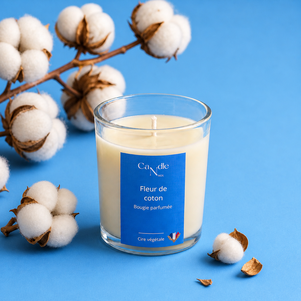 Bougie parfumée "l'authentique" - Fleur de coton