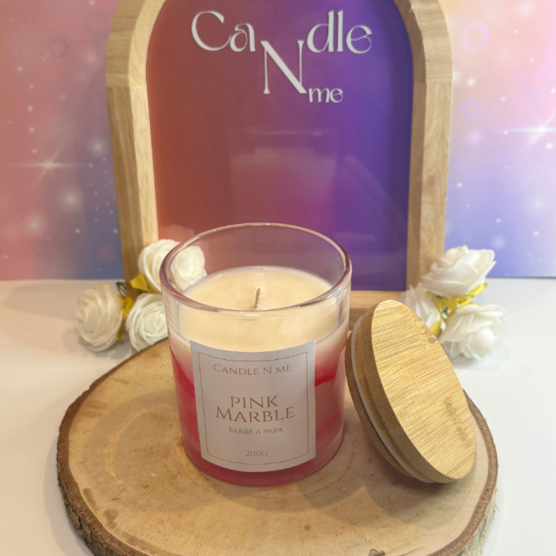 Précommande - Bougie Red Marble - Fruits rouges ( 2 à 7 jours)